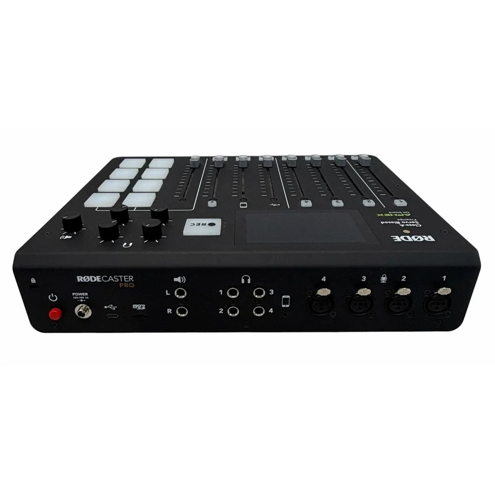 Rode Rodecaster Pro Podcast Production Studio All In One Mic Headset Manual